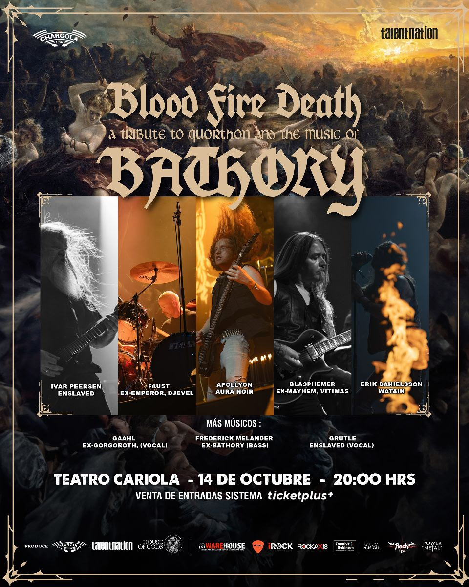 Homenajeando el legado de Quorthon: Blood Fire Death confirma fecha en Chile